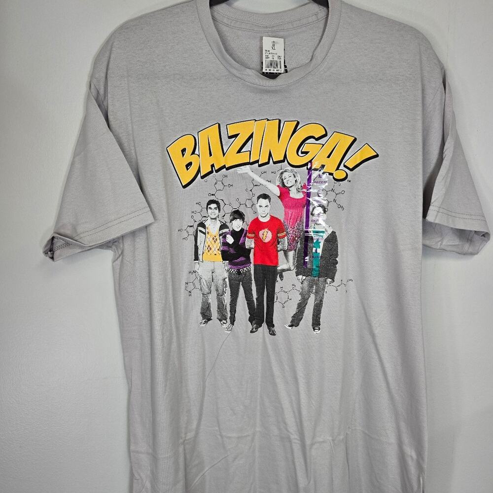 The Big Bang Theory Bazinga T-Shirt sz XL NWT